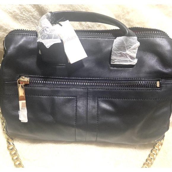 Brand New Botkier Black Leather Handbag - Elegant, Spacious, with Original Tags - Picture 2 of 6